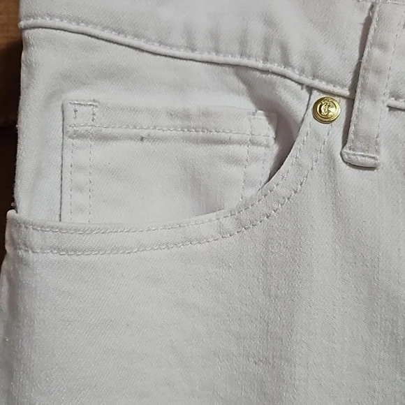Juicy Couture White Mid Rise Skinny  Stretch Jeans Size 29 - Picture 4 of 16